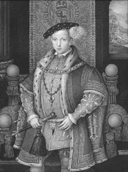 Retrato del Rey Eduardo VI (1537-53) de 